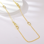 Show details for Zinc Alloy Dubai Long Chain Necklace at Unbeatable Price