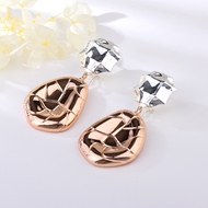 Picture of Zinc Alloy Big Dangle Earrings with Full Guarantee