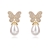 Picture of Copper or Brass White Dangle Earrings from Certified Factory