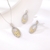 Picture of Filigree Small Platinum Plated 2 Piece Jewelry Set
