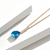 Picture of New Season Blue Rose Gold Plated Pendant Necklace with SGS/ISO Certification