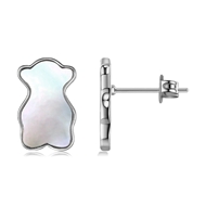 Picture of Shop Platinum Plated Small Stud Earrings with Wow Elements