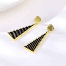 Show details for Classic Medium Dangle Earrings of Original Design
