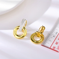 Picture of Featured Multi-tone Plated Classic Stud Earrings with Full Guarantee