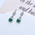 Picture of Women Copper or Brass Green Dangle Earrings Exclusive Online