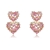 Picture of Attractive Pink Copper or Brass Dangle Earrings with Unbeatable Quality