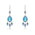 Picture of Distinctive Blue Cubic Zirconia Dangle Earrings with Low MOQ
