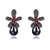 Picture of Shop Gunmetal Plated Copper or Brass Dangle Earrings with Wow Elements