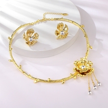 Show details for Dubai Big Necklace and Earring Set Online Only