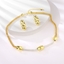 Show details for Dubai Gold Plated 2 Piece Jewelry Set with Beautiful Craftmanship