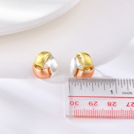 Picture of Irresistible Multi-tone Plated Dubai Stud Earrings For Your Occasions