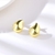 Picture of Dubai Copper or Brass Stud Earrings with Low MOQ
