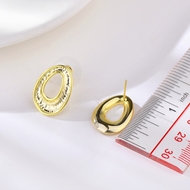 Picture of Copper or Brass Gold Plated Stud Earrings from Reliable Manufacturer