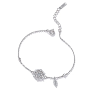 Picture of Nice Small Platinum Plated Fashion Bracelet