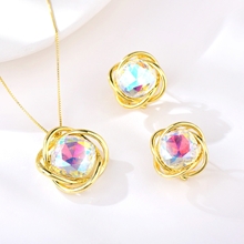 Show details for Attractive Colorful Artificial Crystal 2 Piece Jewelry Set For Your Occasions