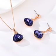 Picture of Origninal Small Rose Gold Plated 2 Piece Jewelry Set