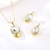 Picture of Great Artificial Crystal Blue 2 Piece Jewelry Set
