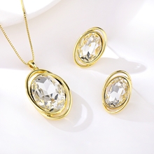 Show details for Inexpensive Gold Plated Classic 2 Piece Jewelry Set from Reliable Manufacturer
