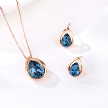 Show details for Classic Blue 2 Piece Jewelry Set of Original Design