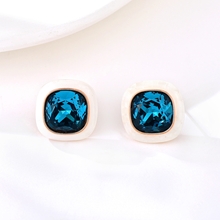 Show details for Funky Small Blue Stud Earrings