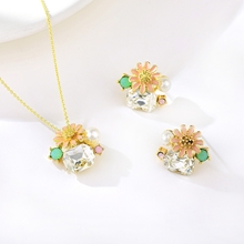 Show details for Classic Flowers & Plants Necklace And Earring Sets 2YJ053594S
