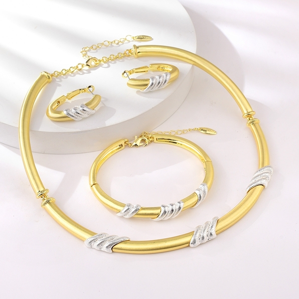Picture of Inexpensive Zinc Alloy Big 3 Piece Jewelry Set from Reliable Manufacturer