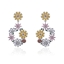 Show details for Sparkly Big Copper or Brass Dangle Earrings