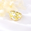 Show details for New Season Multi-tone Plated Zinc Alloy Fashion Ring with SGS/ISO Certification