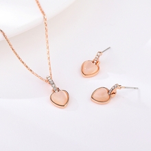 Show details for Classic White 2 Piece Jewelry Set with 3~7 Day Delivery