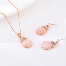 Show details for Recommended White Zinc Alloy 2 Piece Jewelry Set with Member Discount