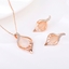 Show details for Amazing Opal Rose Gold Plated 2 Piece Jewelry Set