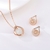 Picture of Funky Small Rose Gold Plated 2 Piece Jewelry Set