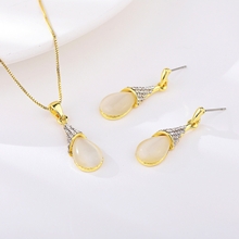 Show details for Top Opal White 2 Piece Jewelry Set