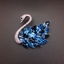 Show details for swan Medium Brooche with SGS/ISO Certification