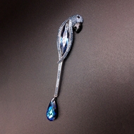 Show details for Medium Zinc Alloy Brooche with No-Risk Refund