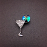 Show details for Bling Small Swarovski Element Brooche