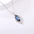 Picture of Hot Selling Blue Platinum Plated Pendant Necklace from Top Designer