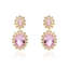Show details for Copper or Brass Cubic Zirconia Dangle Earrings with Worldwide Shipping