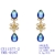 Picture of Attractive Blue Cubic Zirconia Dangle Earrings For Your Occasions