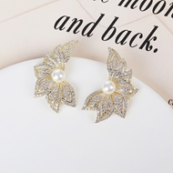 Picture of Good Cubic Zirconia Gold Plated Dangle Earrings