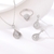 Picture of Delicate Platinum Plated 3 Piece Jewelry Set with Worldwide Shipping