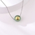 Picture of Featured Platinum Plated Small Pendant Necklace with Full Guarantee
