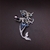 Picture of Designer Platinum Plated Zinc Alloy Brooche at Factory Price