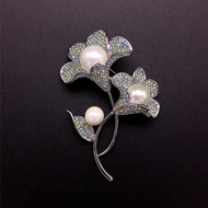 Show details for Origninal Swarovski Element Zinc Alloy Brooche