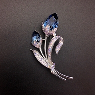 Show details for Latest Small Blue Brooche