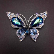 Show details for Zinc Alloy Swarovski Element Brooche Wholesale Price