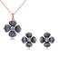 Show details for Fashionable Small Rose Gold Plated 2 Piece Jewelry Set