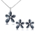 Picture of Rose Gold Plated Black 2 Piece Jewelry Set at Great Low Price