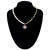 Picture of White Gold Plated Short Chain Necklace with Low MOQ