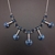 Picture of Bling Big Blue Short Chain Necklace